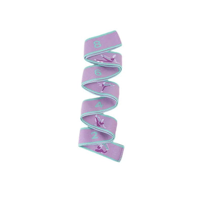 Elastic Yoga Stretching Belt - Dance Resistance Band for Pilates Exercise & Fitness Training
