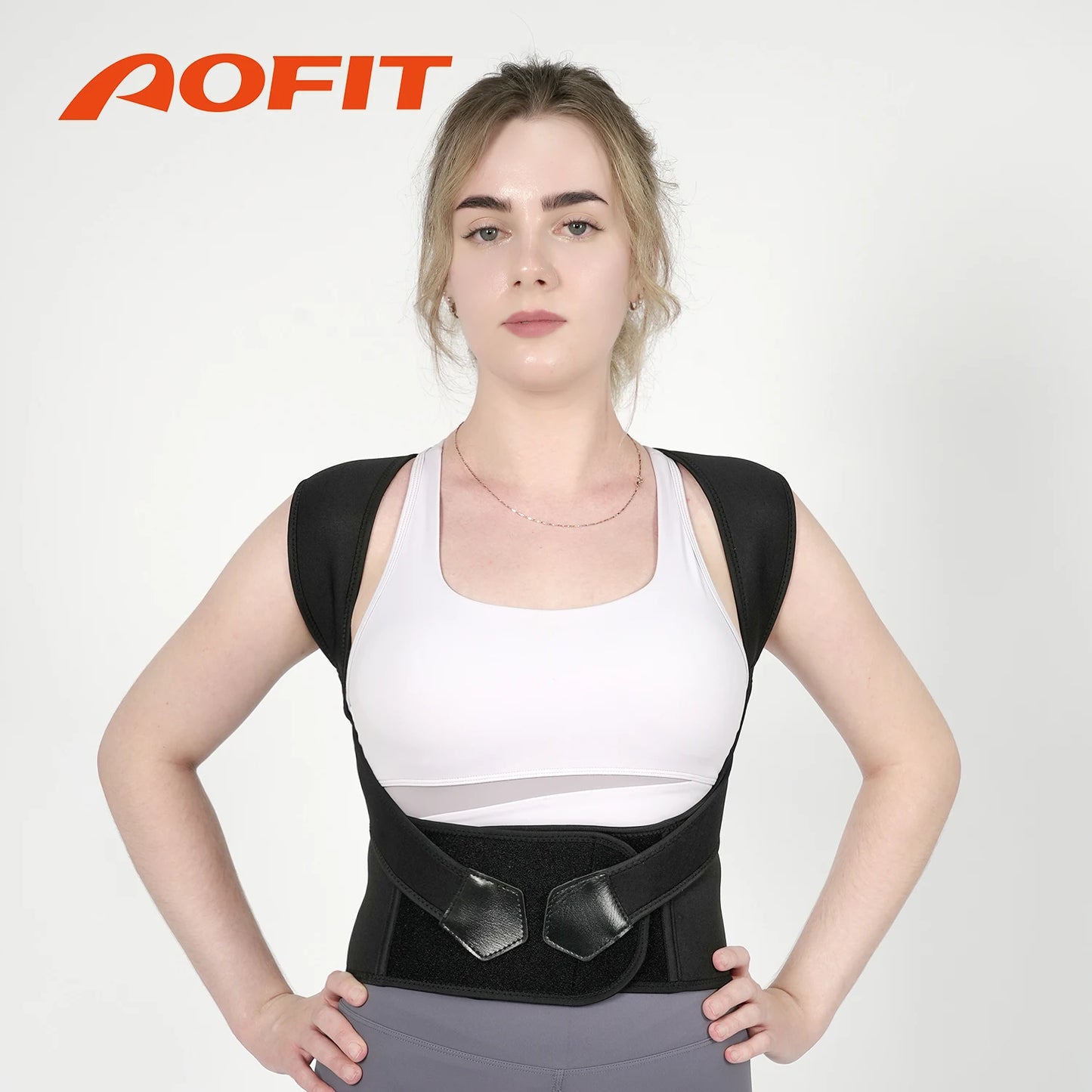 Adjustable Posture Corrector - Upper Back & Shoulder Brace for Men & Women