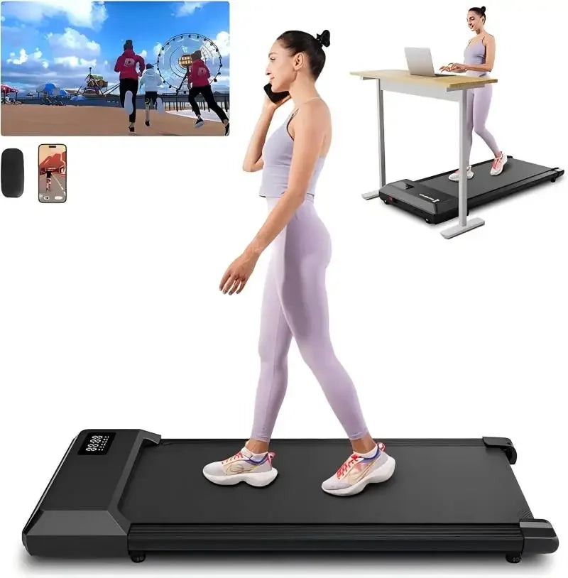 15.75x35.43 Inch Treadmill Pad - Running & Walking Exercise Mat for Home and Office