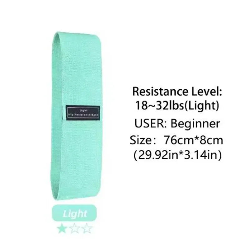 Fabric Resistance Booty Bands - Hip & Glute Workout Loop Set (3 Pieces)