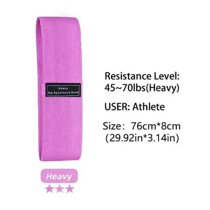 Fabric Resistance Booty Bands - Hip & Glute Workout Loop Set (3 Pieces)