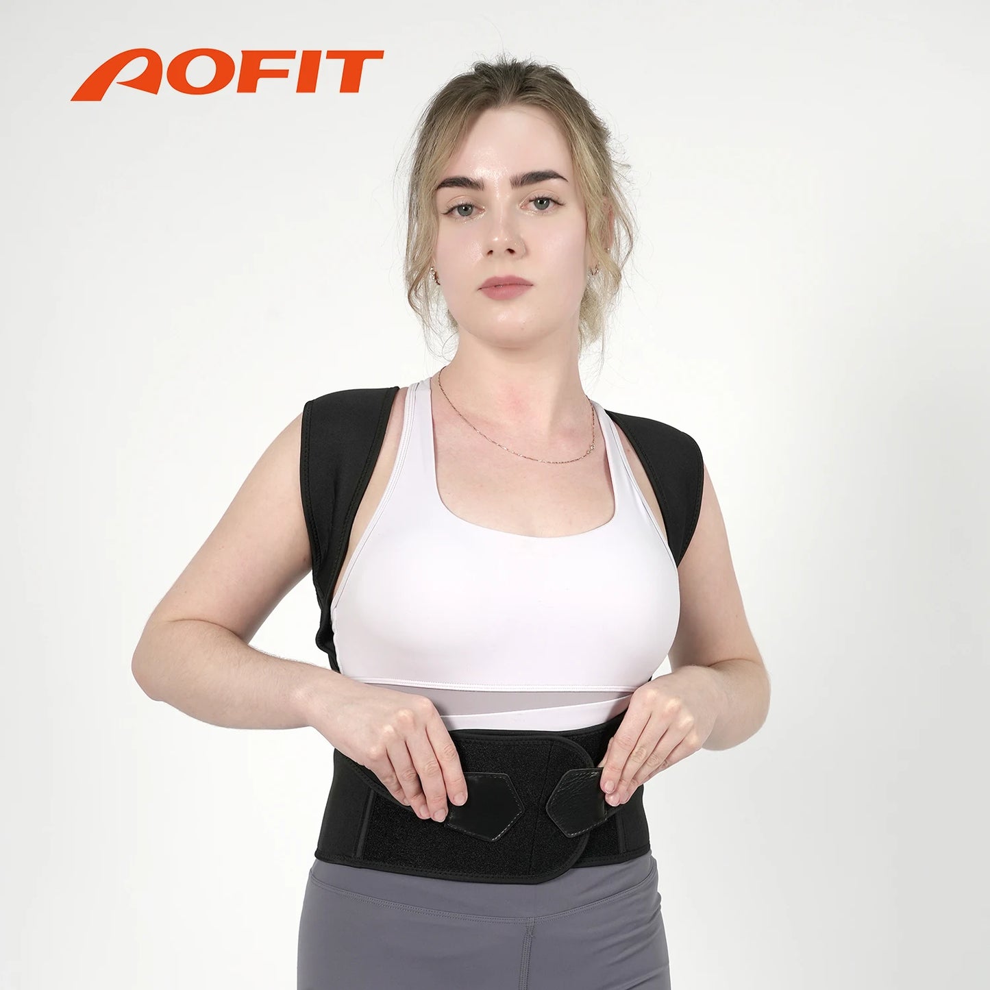 Adjustable Posture Corrector - Upper Back & Shoulder Brace for Men & Women