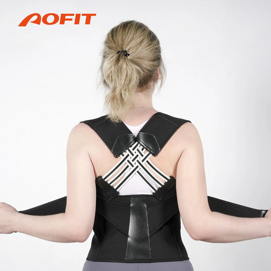 Adjustable Posture Corrector - Upper Back & Shoulder Brace for Men & Women